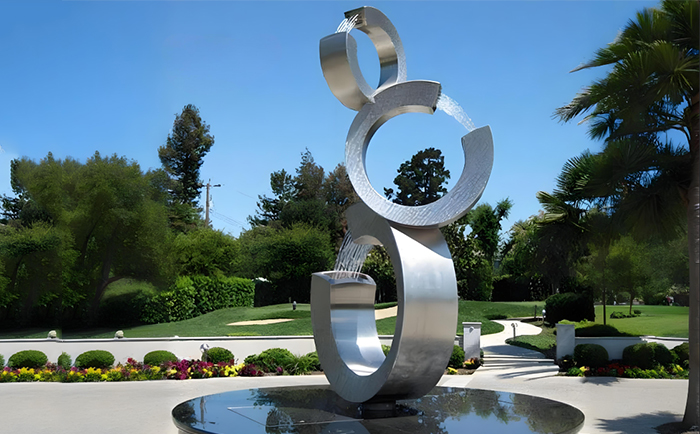 探索不銹鋼噴泉雕塑，開啟水與藝術(shù)的奇妙之旅