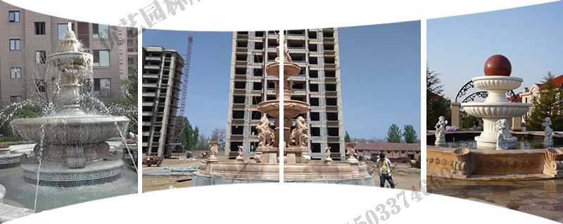 大理石景觀噴泉安裝，大型景觀噴泉廠家，景觀石雕噴泉廠家
