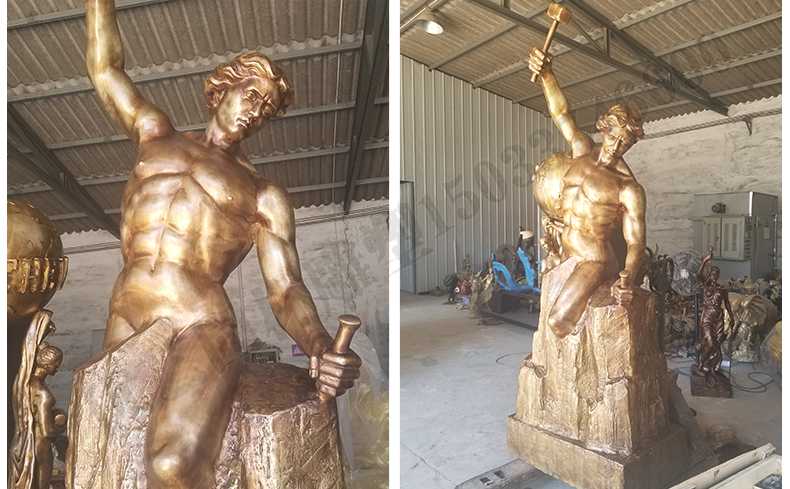 雕刻自我人物雕塑，銅雕刻自我雕塑，自我雕刻人物銅雕塑