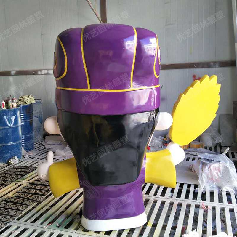 諸葛亮雕塑，卡通人物雕塑