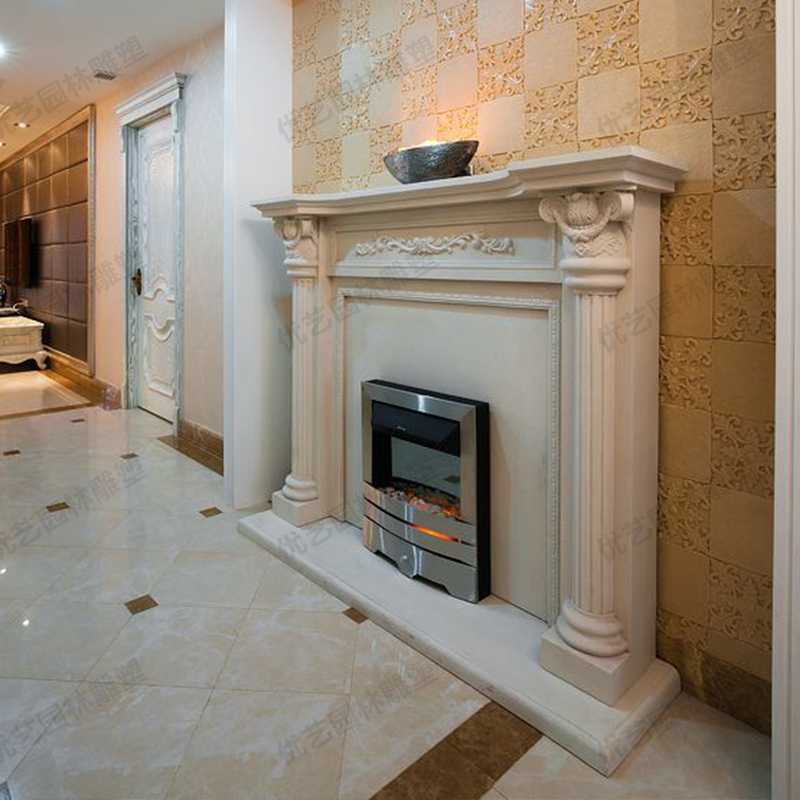 大理石壁爐，歐式壁爐