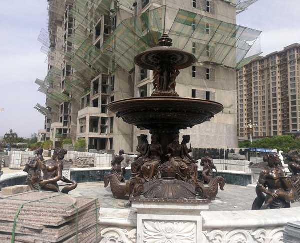 景觀雕塑定制，大型銅雕塑工廠