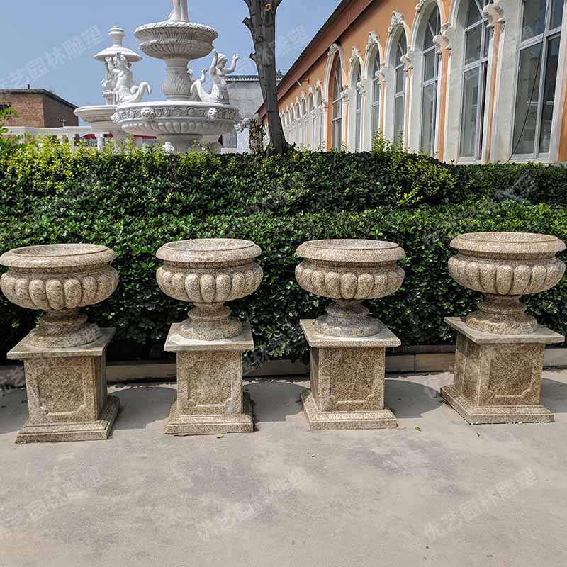 石材花盆，花崗巖花盆