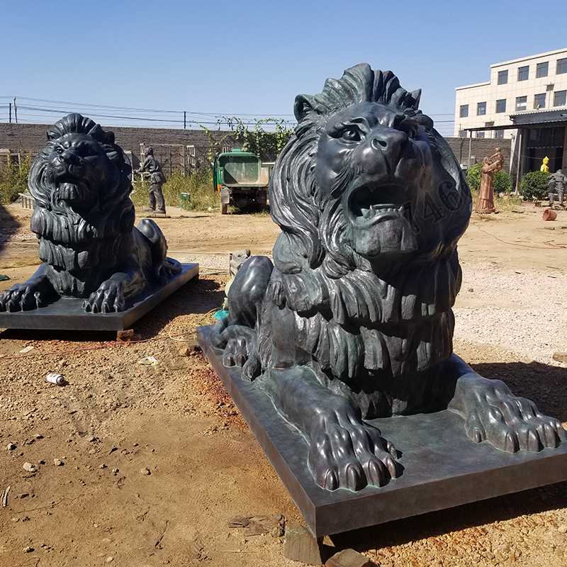 匯豐銅獅子，銅匯豐獅子，銅雕塑廠家，銅獅子廠家