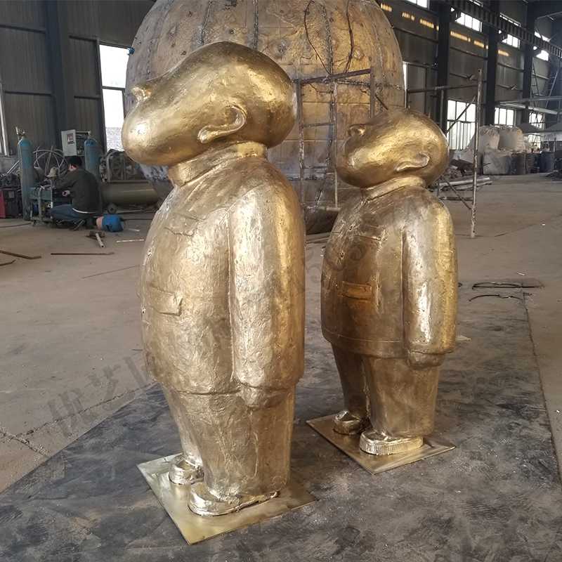 銅兒童雕塑，銅小孩雕塑