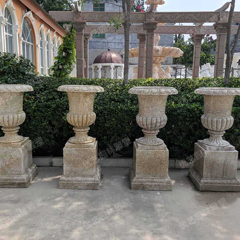 花園景觀花盆，花崗巖花盆