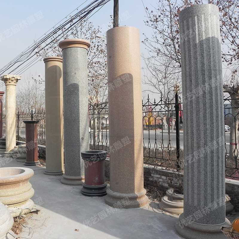 裝飾羅馬柱，石雕羅馬柱