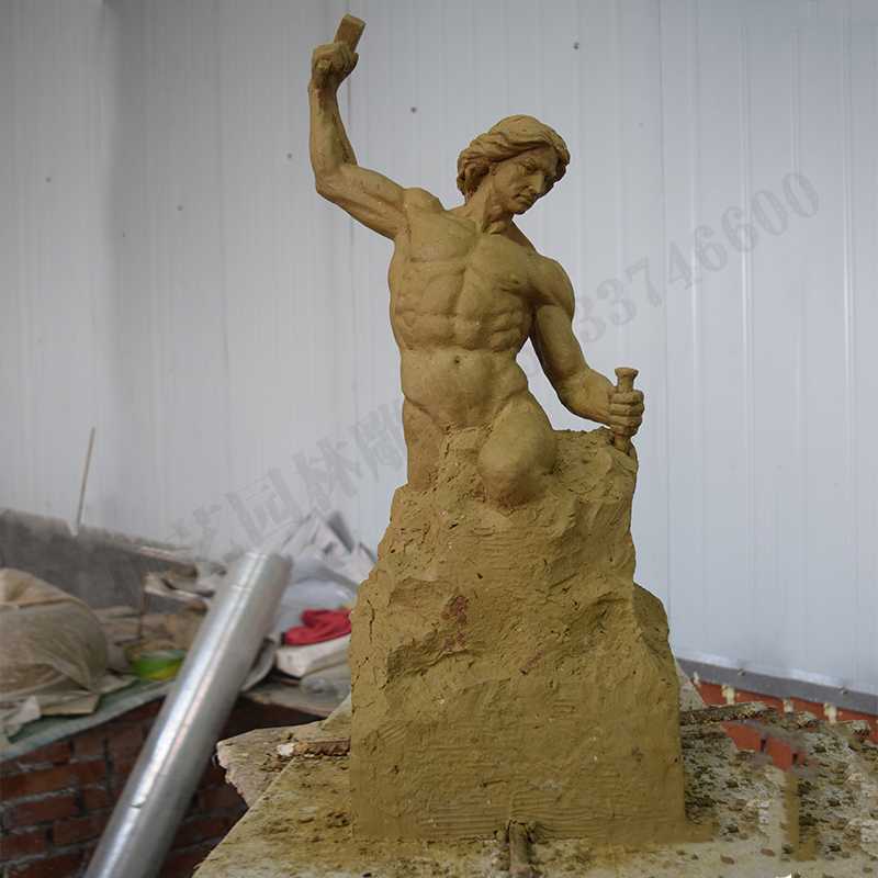 自我雕刻，雕刻自我，自我雕刻雕塑