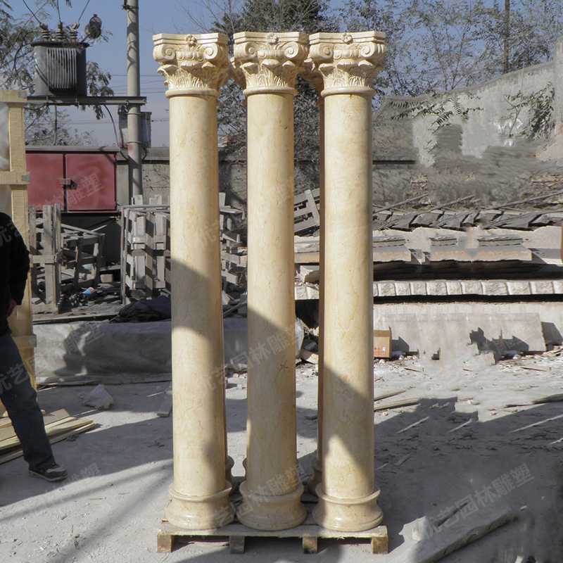 大理石羅馬柱，石材羅馬柱