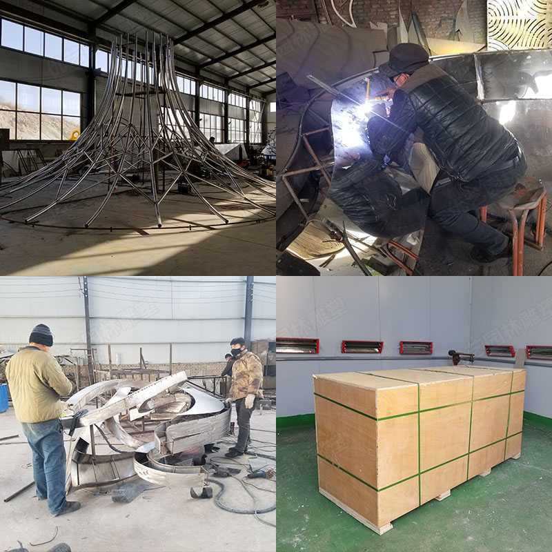 不銹鋼雕塑廠家，景觀雕塑定制