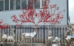 不銹鋼鹿雕塑都哪些美好的寓意？